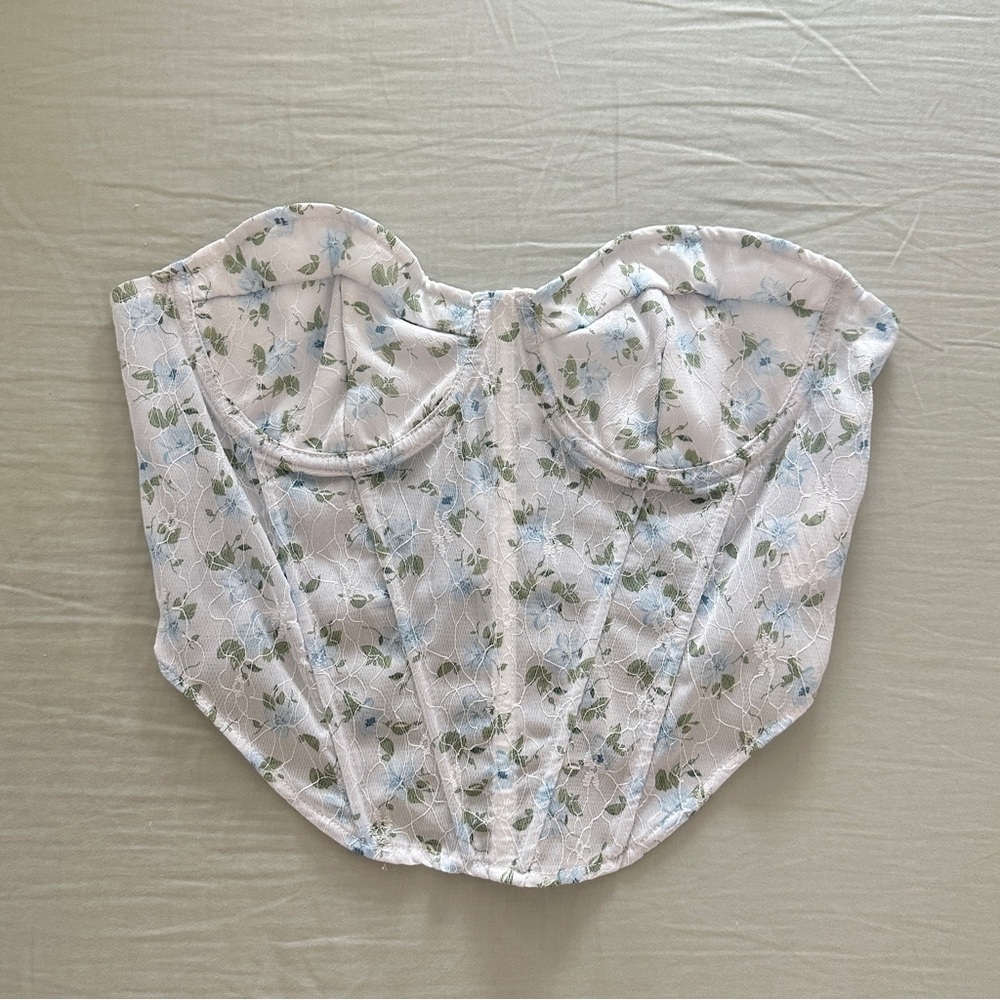 Floral Bustier Top